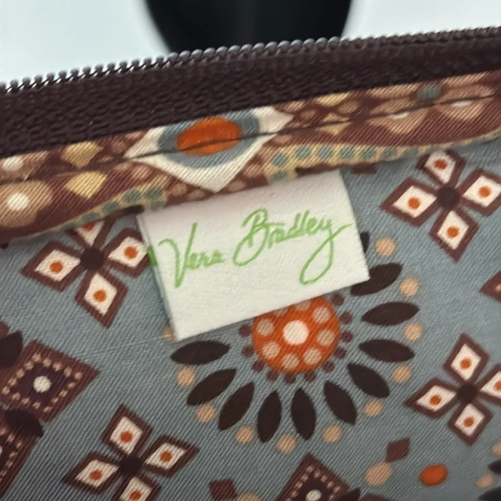 Vera Bradley Computer Travel Bag brown floral design